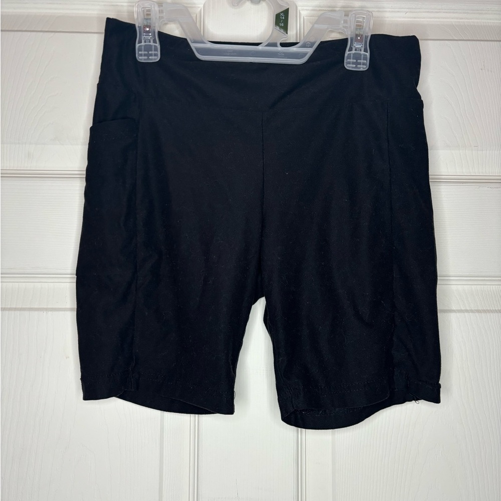 Black biker shorts